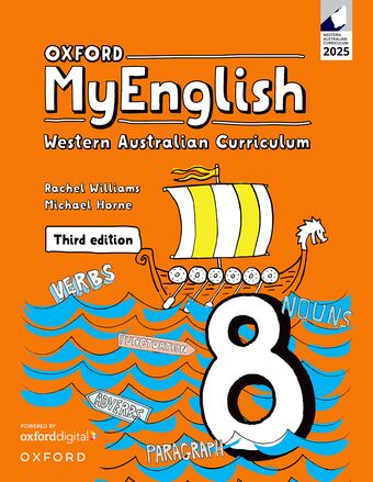 Oxford MyEnglish 8 Student Workbook+obook pro book cover