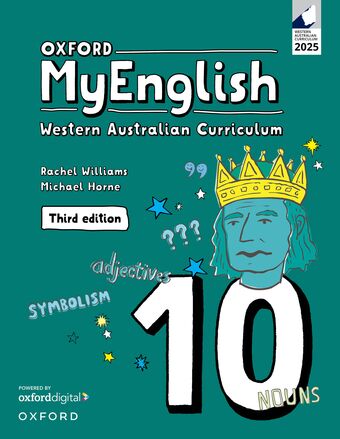 Oxford MyEnglish 10 Student Workbook+obook pro book cover