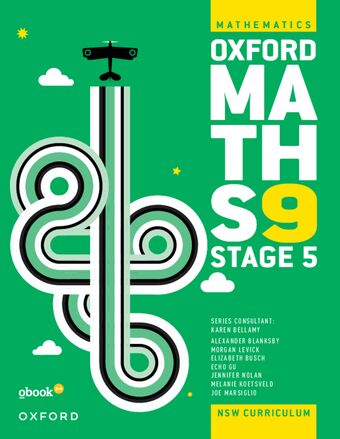 Oxford Maths 9 Stage 5 Student Book+obook pro book cover