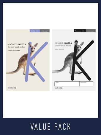 Oxford Maths for New South Wales Value Pack Year K book cover