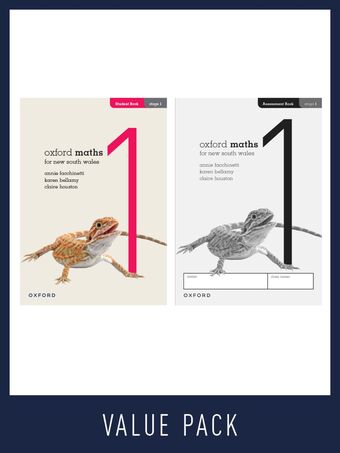 Oxford Maths for New South Wales Value Pack Year 1 book cover