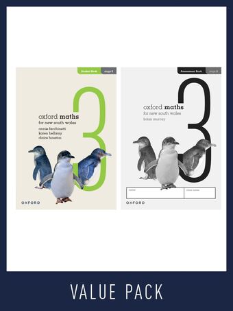 Oxford Maths for New South Wales Value Pack Year 3 book cover