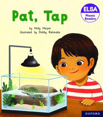 ELSA Phonic Readers Pat Tap book cover