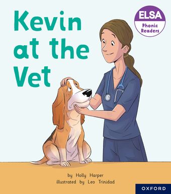 ELSA Phonic Readers Kevin at the Vet book cover