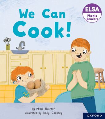 ELSA Phonic Readers We Can Cook! book cover