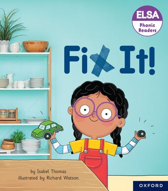 ELSA Phonic Readers Fix It! book cover