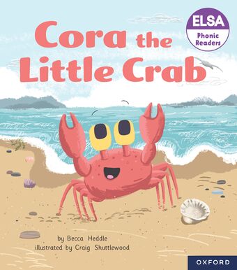 ELSA Phonic Readers Cora the Little Crab book cover