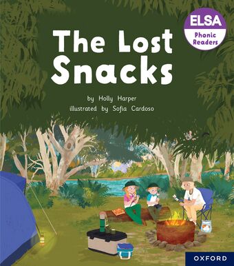 ELSA Phonic Readers The Lost Snacks book cover