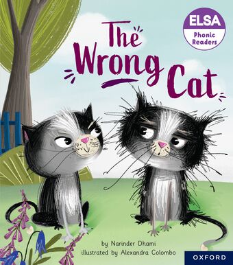 ELSA Phonic Readers The Wrong Cat book cover