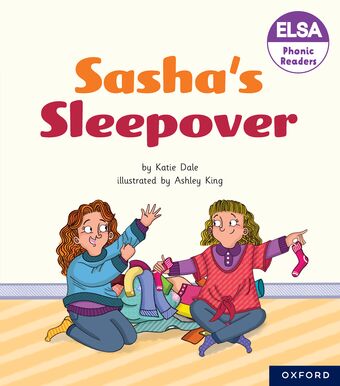 ELSA Phonic Readers Sasha's Sleepover book cover