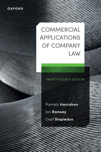 Commercial Applications of Company Law book cover