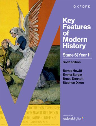 Key Features of Modern History Stage 6 Year 11 Essential Access + Book book cover