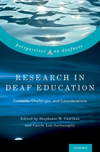 Research in Deaf Education book cover