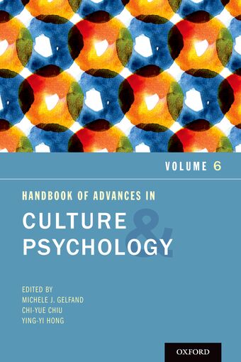 Handbook of Advances in Culture and Psychology, Volume 6 book cover
