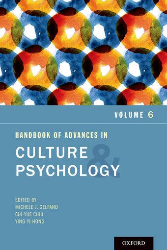 Handbook of Advances in Culture and Psychology, Volume 6 book cover
