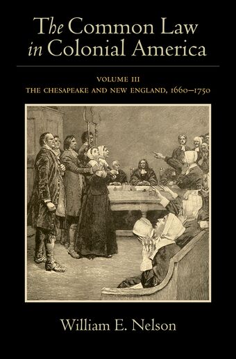 The Common Law in Colonial America Volume III book cover