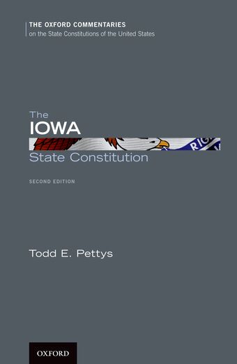 The Iowa State Constitution book cover