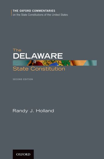 The Delaware State Constitution book cover