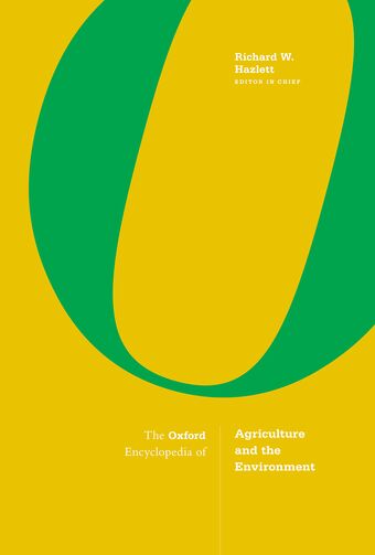 The Oxford Encyclopedia of Agriculture and the Environment book cover