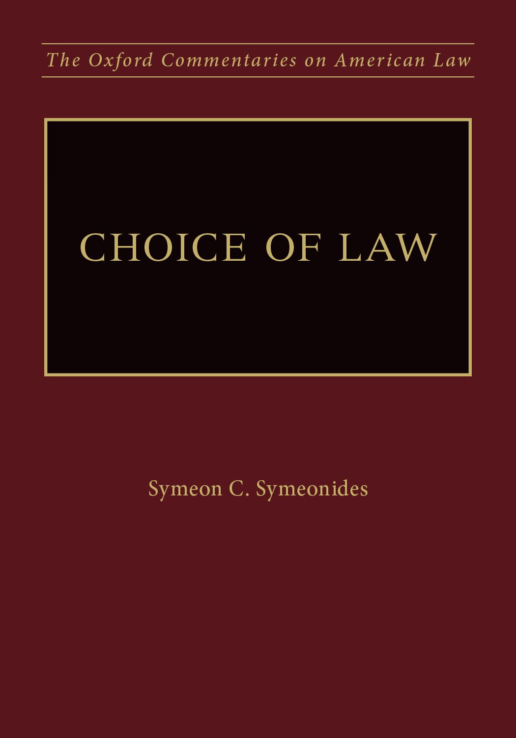 Choice of Law book cover