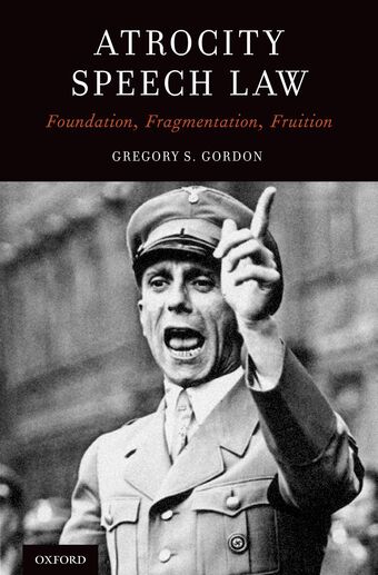 Atrocity Speech Law book cover