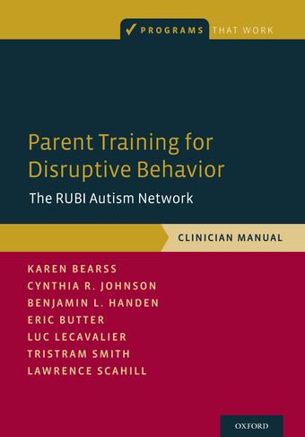 Parent Training for Disruptive Behavior book cover