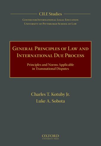 General Principles of Law and International Due Process book cover