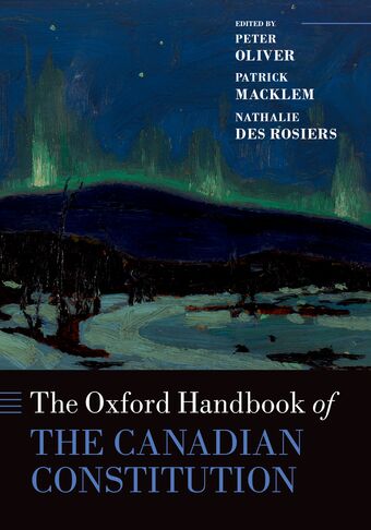The Oxford Handbook of the Canadian Constitution book cover