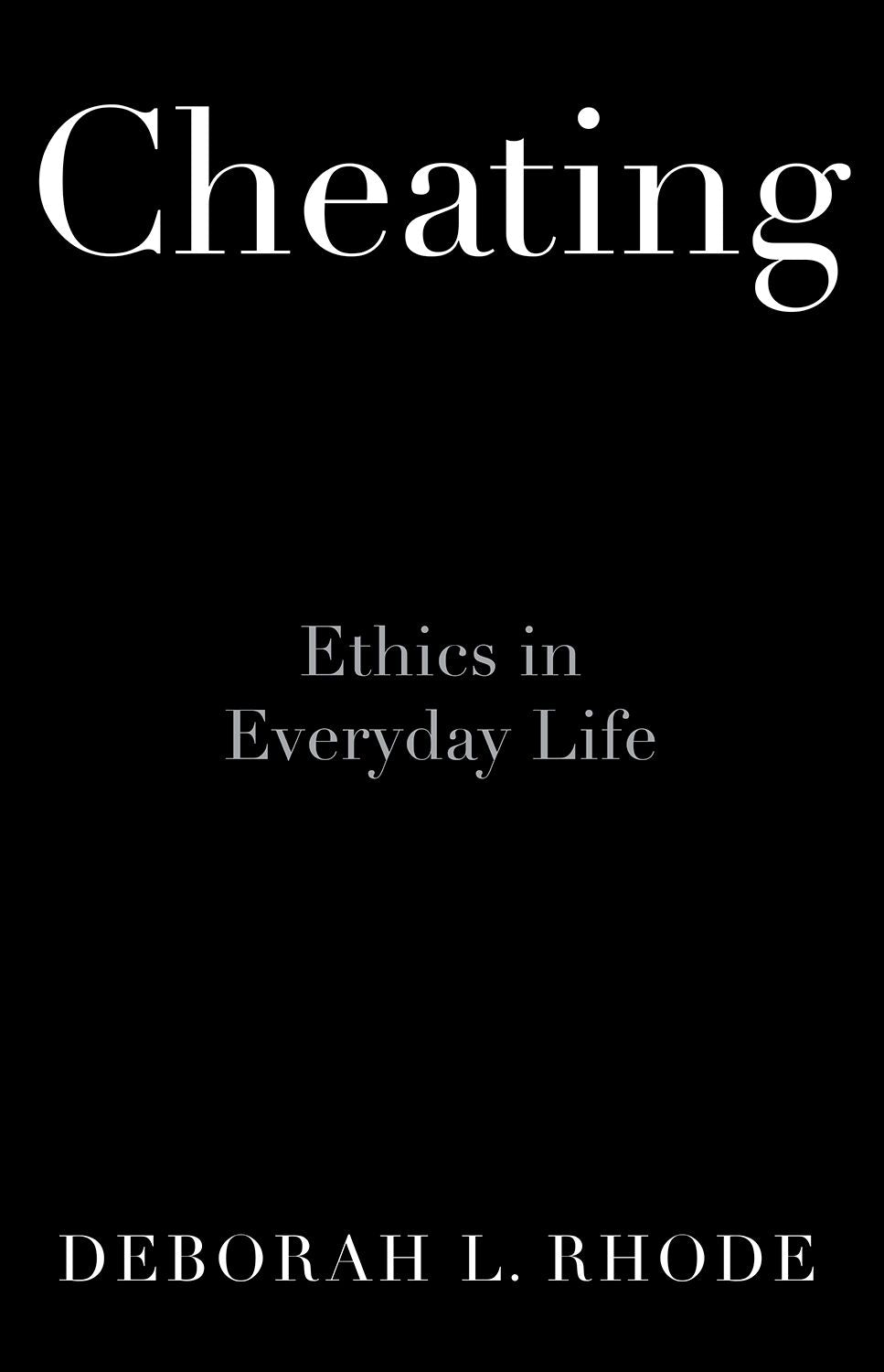 Cheating book cover