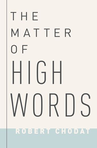 The Matter of High Words book cover