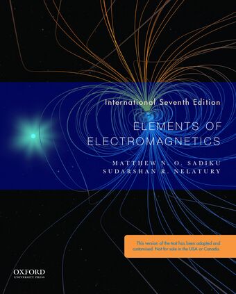 Elements Of Electromagnetics 7Th Edition book cover