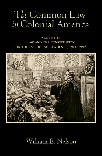 The Common Law in Colonial America Volume IV book cover