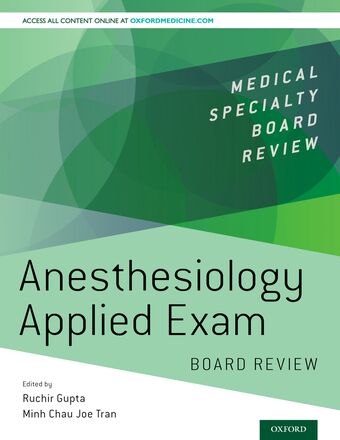 Anesthesiology Applied Exam Board Review book cover
