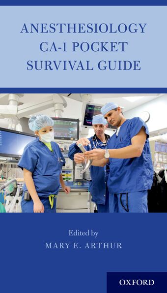 Anesthesiology CA-1 Pocket Survival Guide book cover