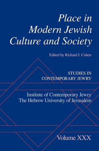 Place in Modern Jewish Culture and Society book cover