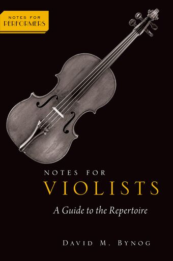 Notes for Violists A Guide to the Repertoire book cover