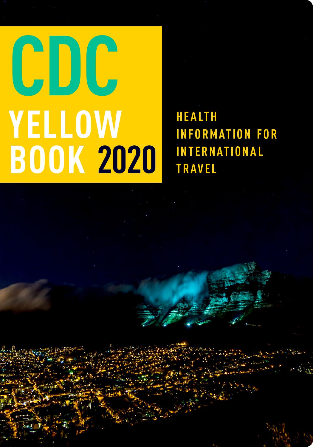 CDC Yellow Book 2020 Health Information for International Travel book cover