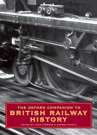 Oxford Companion to British Railway History book cover