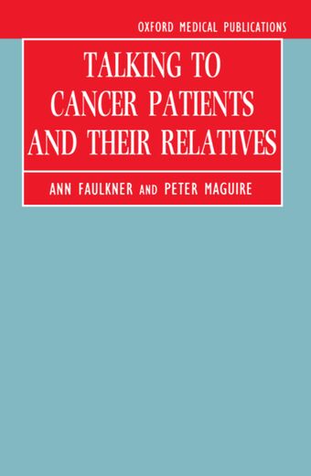 Talking to Cancer Patients book cover