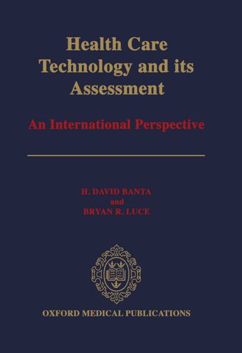 Health Care Technology and Its Assessment book cover