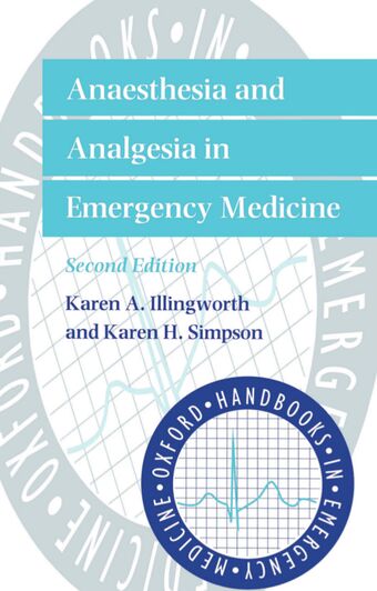 Anaesthesia and Analgesia in Emergency Medicine book cover