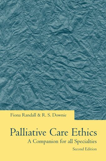 Palliative Care Ethics book cover