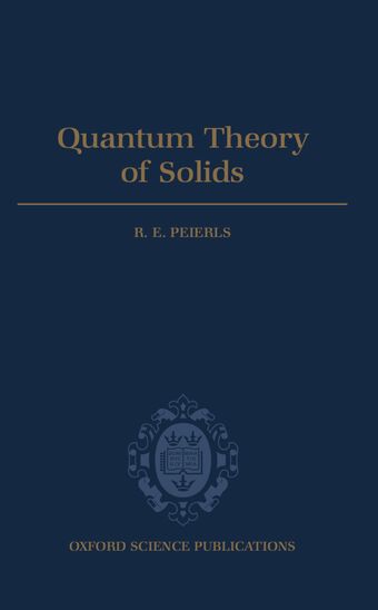 Quantum Theory of Solids book cover