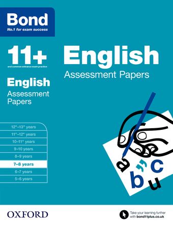Bond 11 English Assessment Papers 7 to 8 book cover