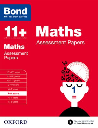 Bond 11 Maths Assessment Papers 7 to 8 Years book cover