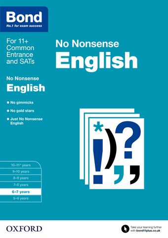 Bond English No Nonsense 6 to 7 book cover