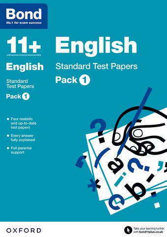 Bond 11 English Standard Test Papers 911 Pack 1 book cover