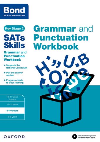 Bond Grammar and Punctuation Workbook 9-10 Years book cover