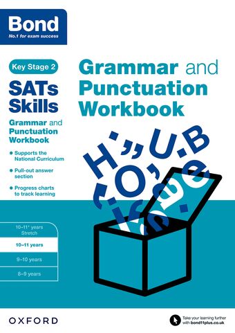 Bond Grammar and Punctuation Workbook 10-11 Years book cover