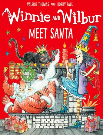 Winnie and Wilbur Meet Santa book cover
